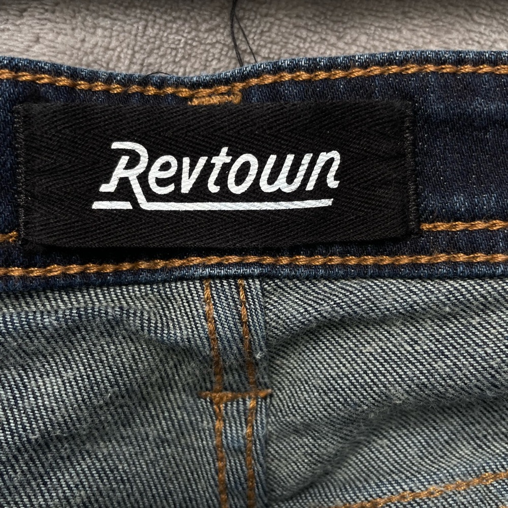 Revtown Automatic Men’s Stretch Blue Jeans Size 36x30 - Picture 10 of 13